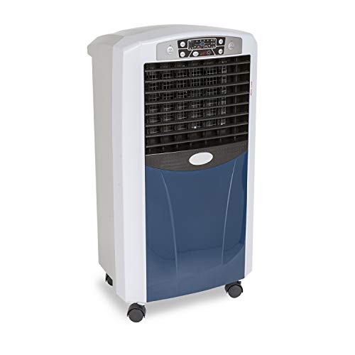 CLIMAHOGAR Calefactor portátil Inteligente, Aire Caliente, ionizador ecológico Inverter, Blanco/Azul, Premium